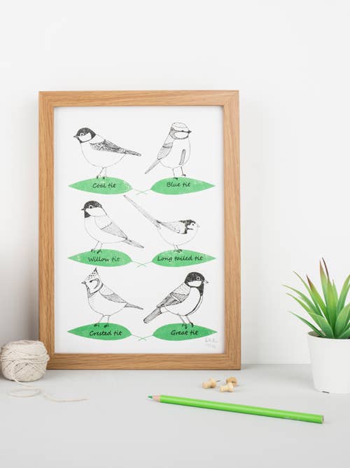 Garden birds A4 for wholesale by Boodle