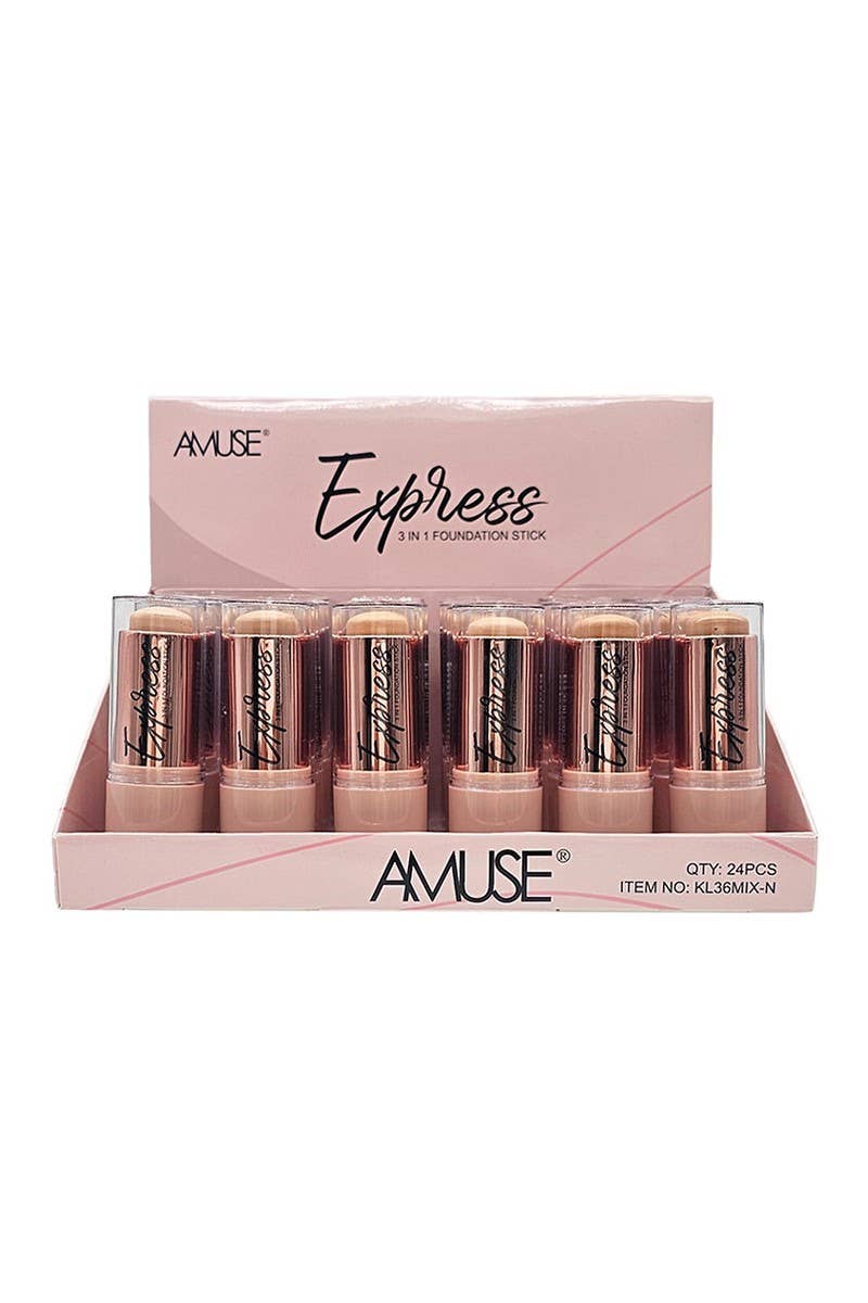 Amuse COSMETICS KL36MIX-N Express 3 in 1 Foundation Stick-24