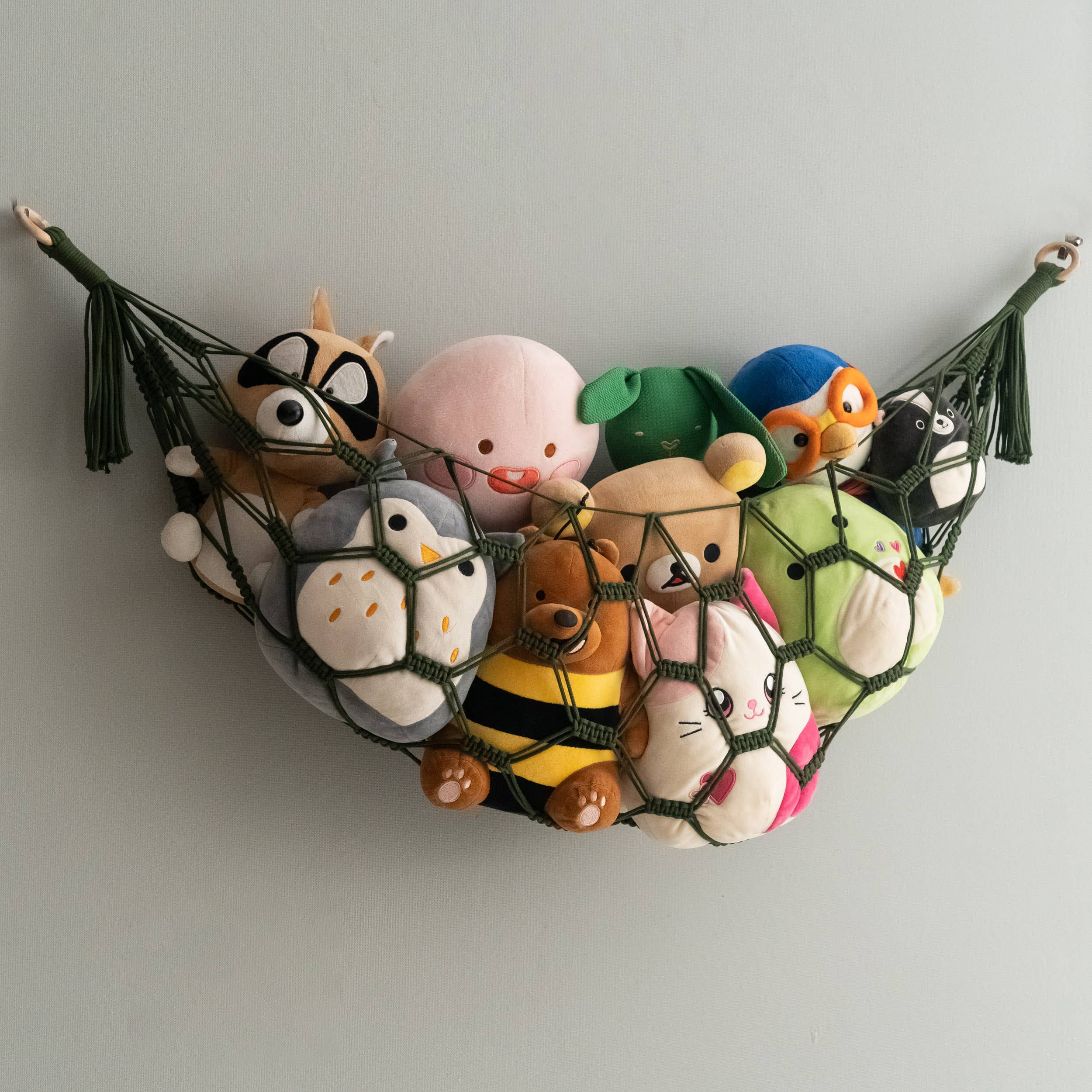 BeanDaikon – wholesale Toy storage box – Kids & baby – Boho Macrame Toy Storage Hammock I257