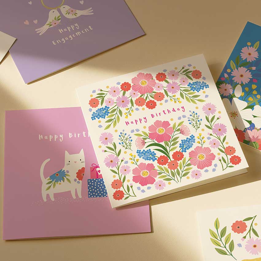 Klara Hawkins - Wholesale Good Luck Card - Good Luck Black Cat and Horseshoe card | Good Luck Card3