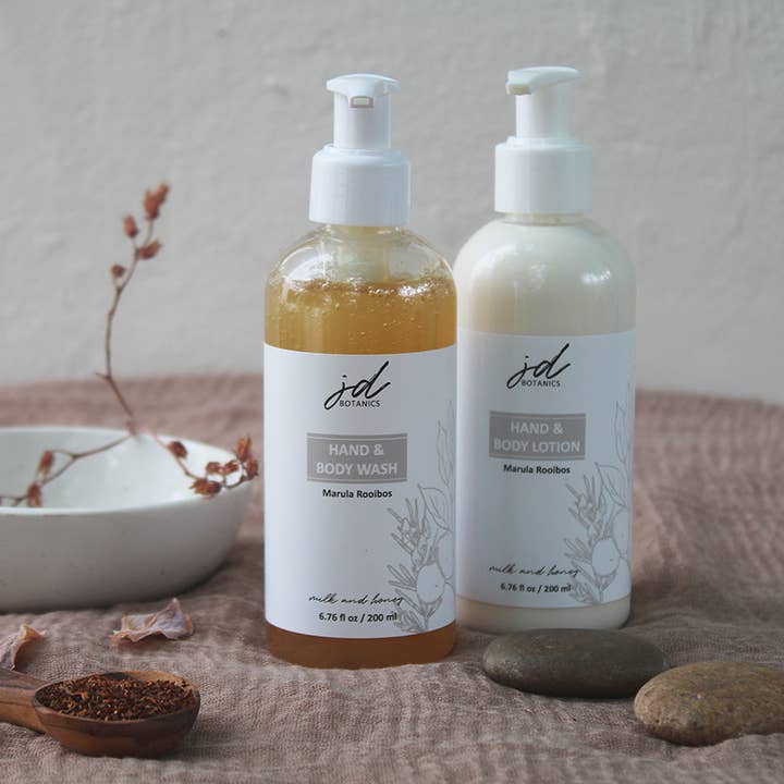 JDBotanics - Wholesale Body Wash/Shower Gel - marula rooibos liquid soap (6.76 fl oz / 200ml)