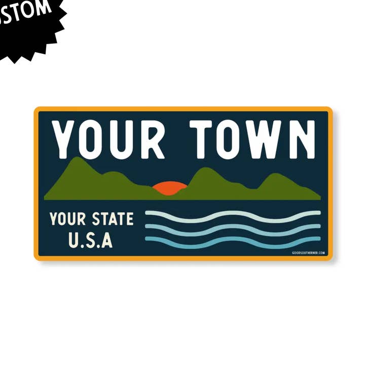 Custom River / Name Drop Sticker and other Purchase Wholesale name drop. Free Returns & Net 60 Terms on Faire trending on Faire.