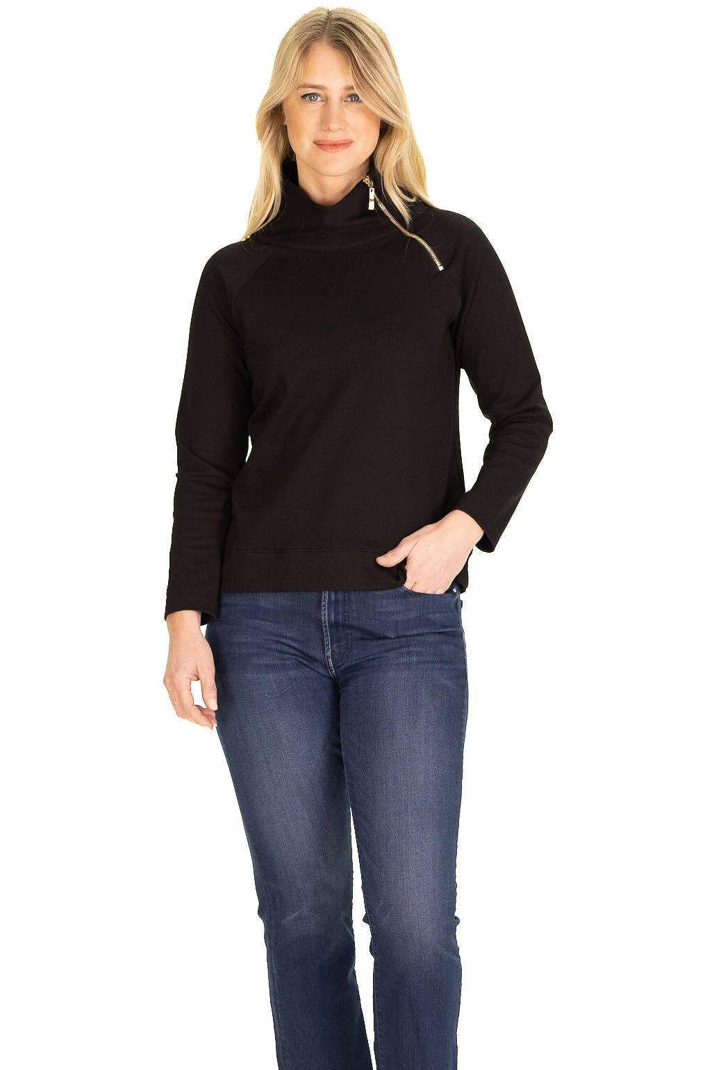 Duffield Lane – Engroshandel Sweatshirt - Dame – Bowen Sweatshirt i sort3