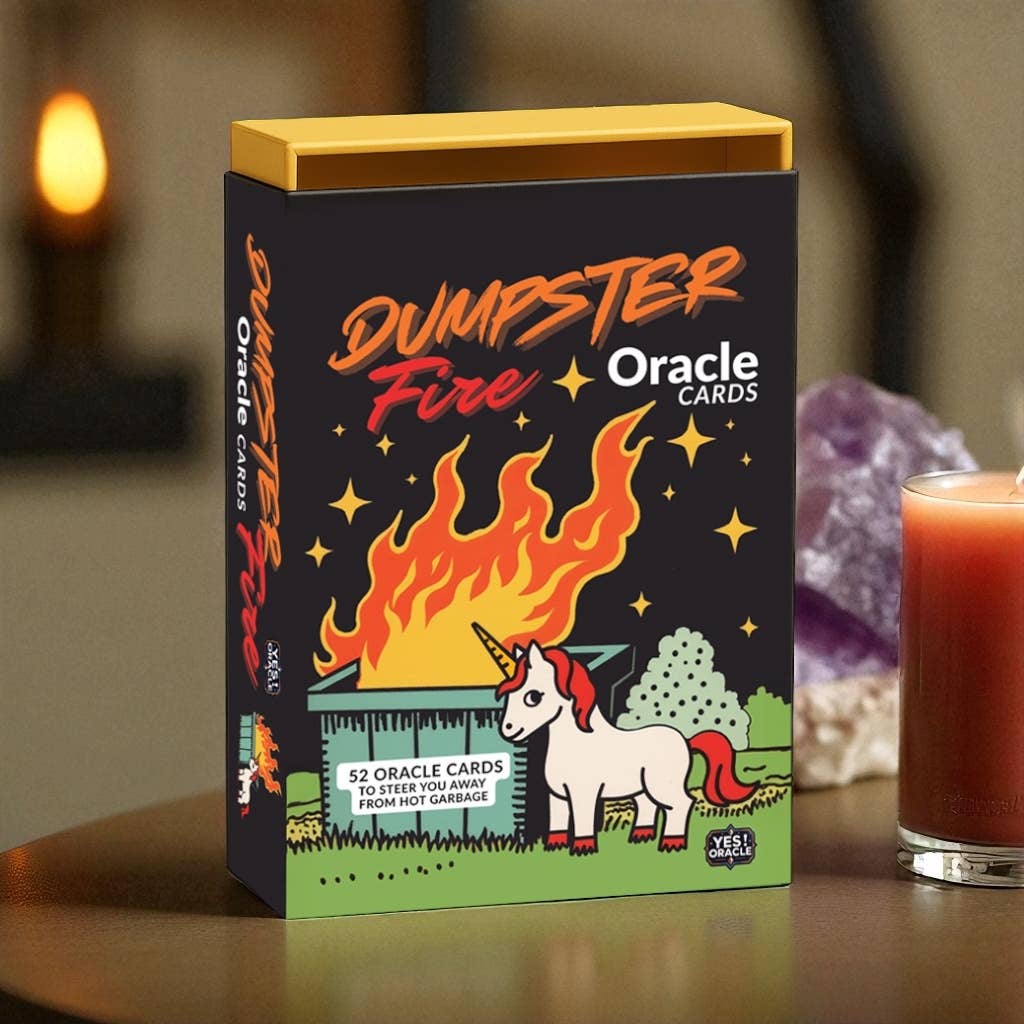 Yes! Oracle - Wholesale Tarot Cards - Dumpster Fire Oracle Deck – Fun Divination by Yes! Oracle1