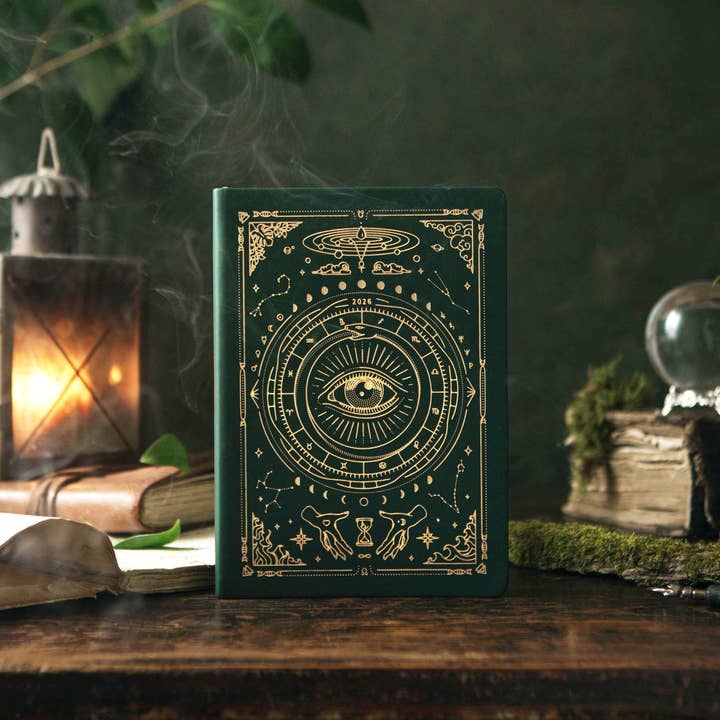 2026 Astrological Planner - Deep Moss for wholesale by Magic of I.