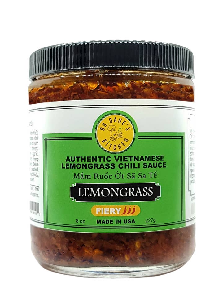 Original Authentic Vietnamese Lemongrass Chili Sauce for wholesale by Dr. Dane's Kitchen