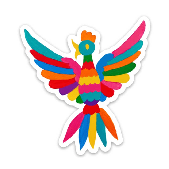 Cultura Campaign - Wholesale Sticker - Otomi Bird Sticker0