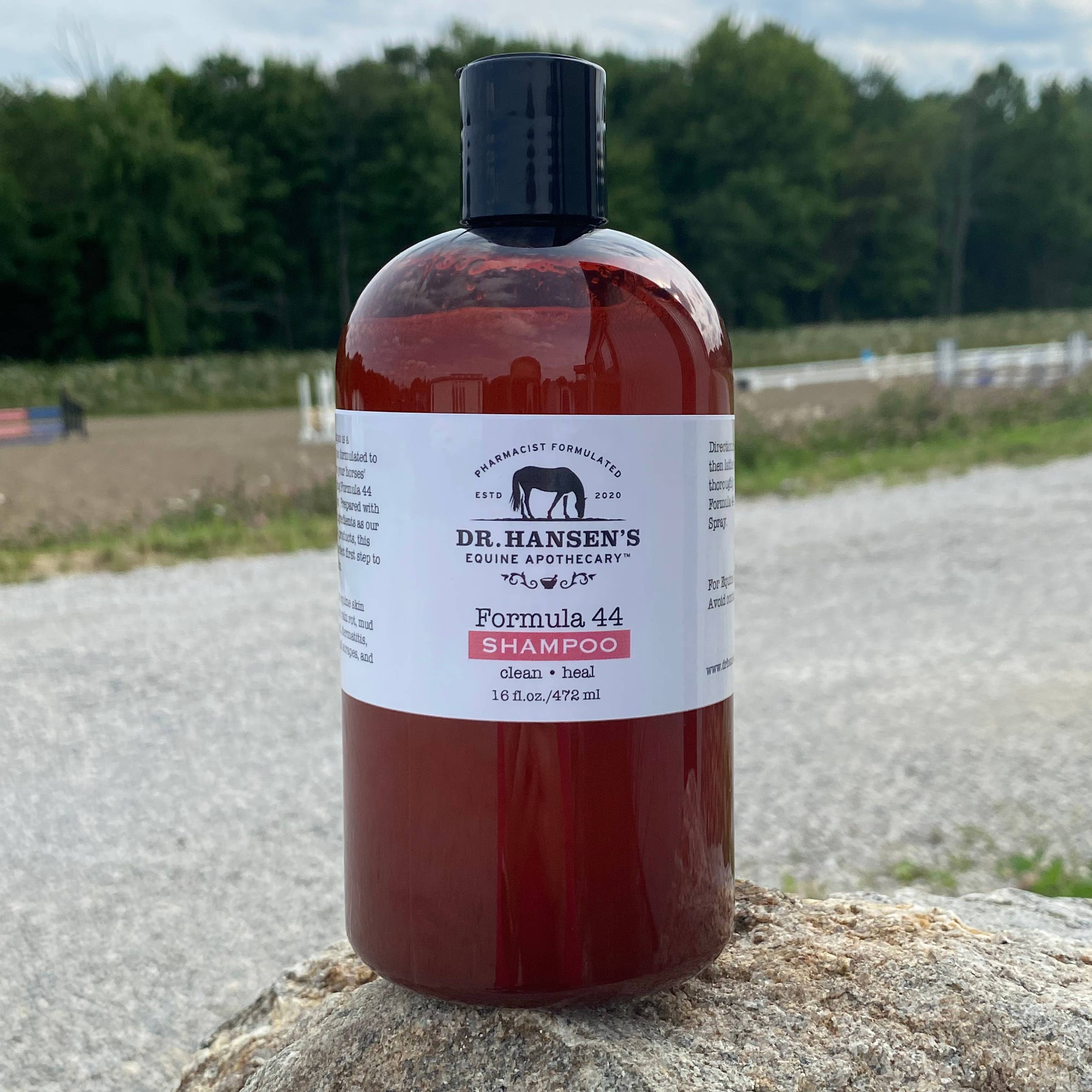 Dr. Hansen's Equine Apothecary - Vente Après-shampoing/produit de soin pour cheval - Shampooing Formula 447