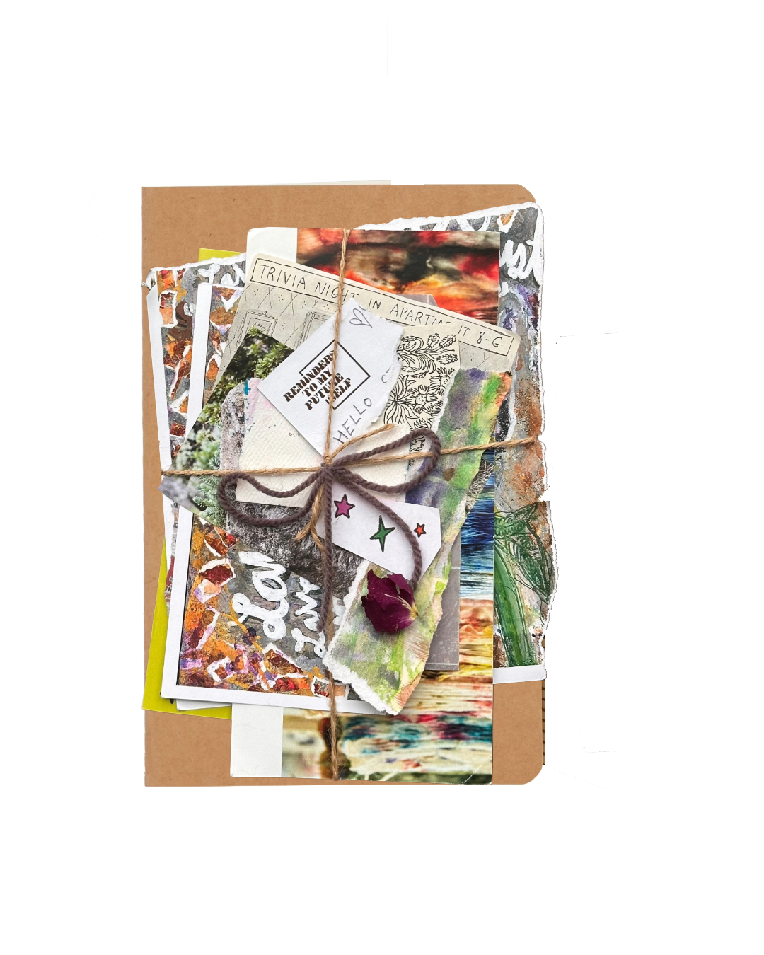 Reminders To My Future Self - Wholesale DIY Craft Kit - DIY collage journal kit  1