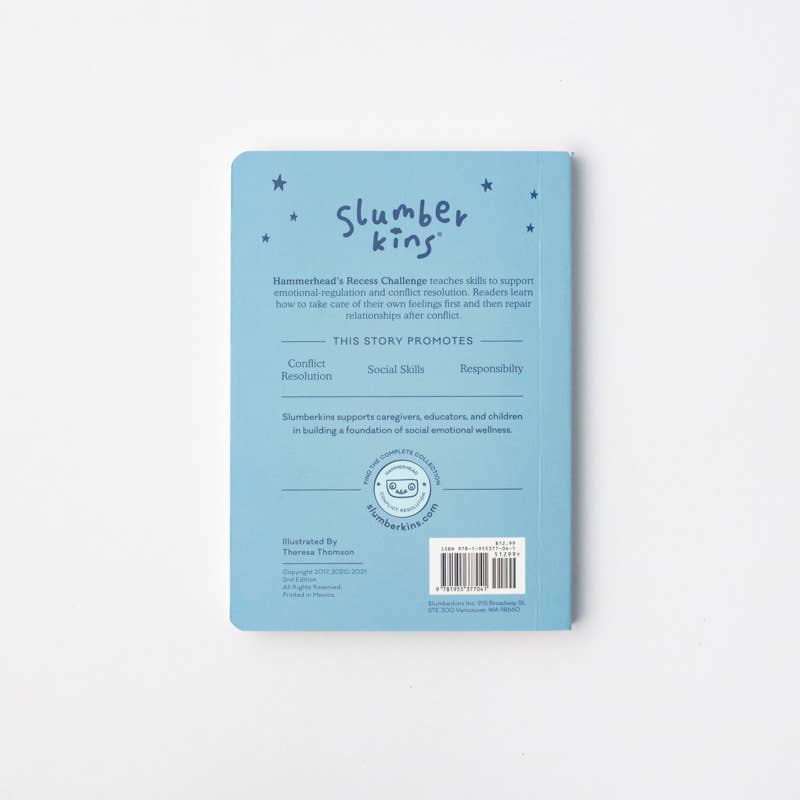 Slumberkins Inc. - Vente Peluche – enfant et bébé - Ensemble en peluche Hammerhead's Conflict Resolution - avec 2 livres !8