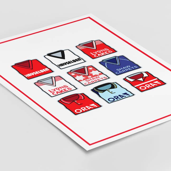 Football Devotion – wholesale Art print – Barnsley Shirts Print1
