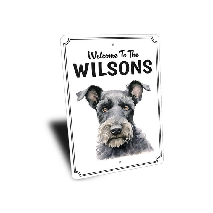 Lizton Sign Shop, Inc - Wholesale Sign - Kerry Blue Terrier Welcome To Personalized Sign2