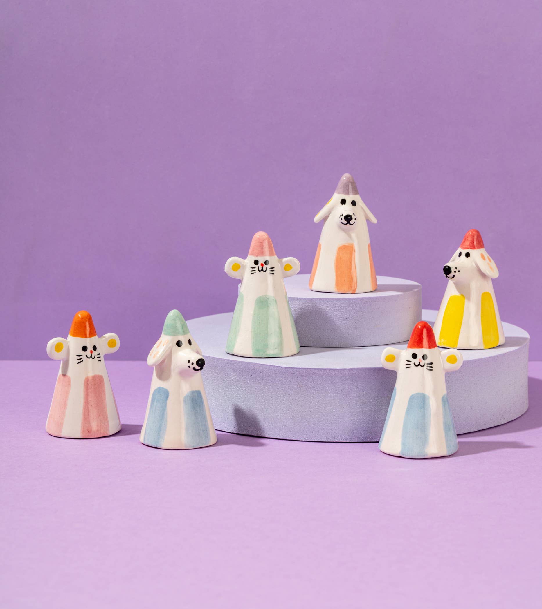 Ana Seixas - Wholesale Decorative Figurine - Mouse Mint /  Little Desk Companions Ceramic Pieces4