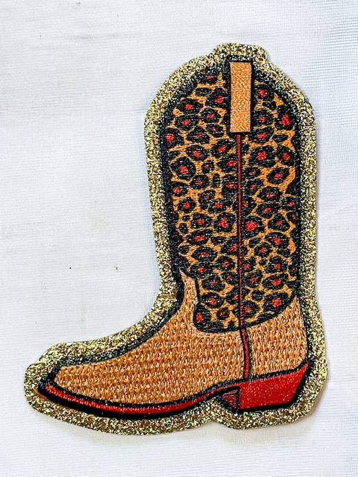 Patch Leopard Boot (Patch SEULEMENT) pour la vente par Flying S Company