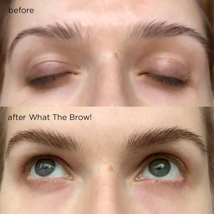 Transparent WHAT THE BROW! EYEBROW & LASH GROWTH SERUM for wholesale on Faire5