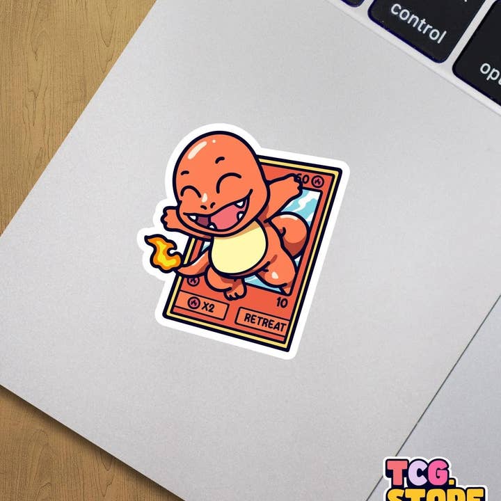 TCG.Store - TCGDOTSTORE - Wholesale Sticker - Charmander Pokémon Sticker7