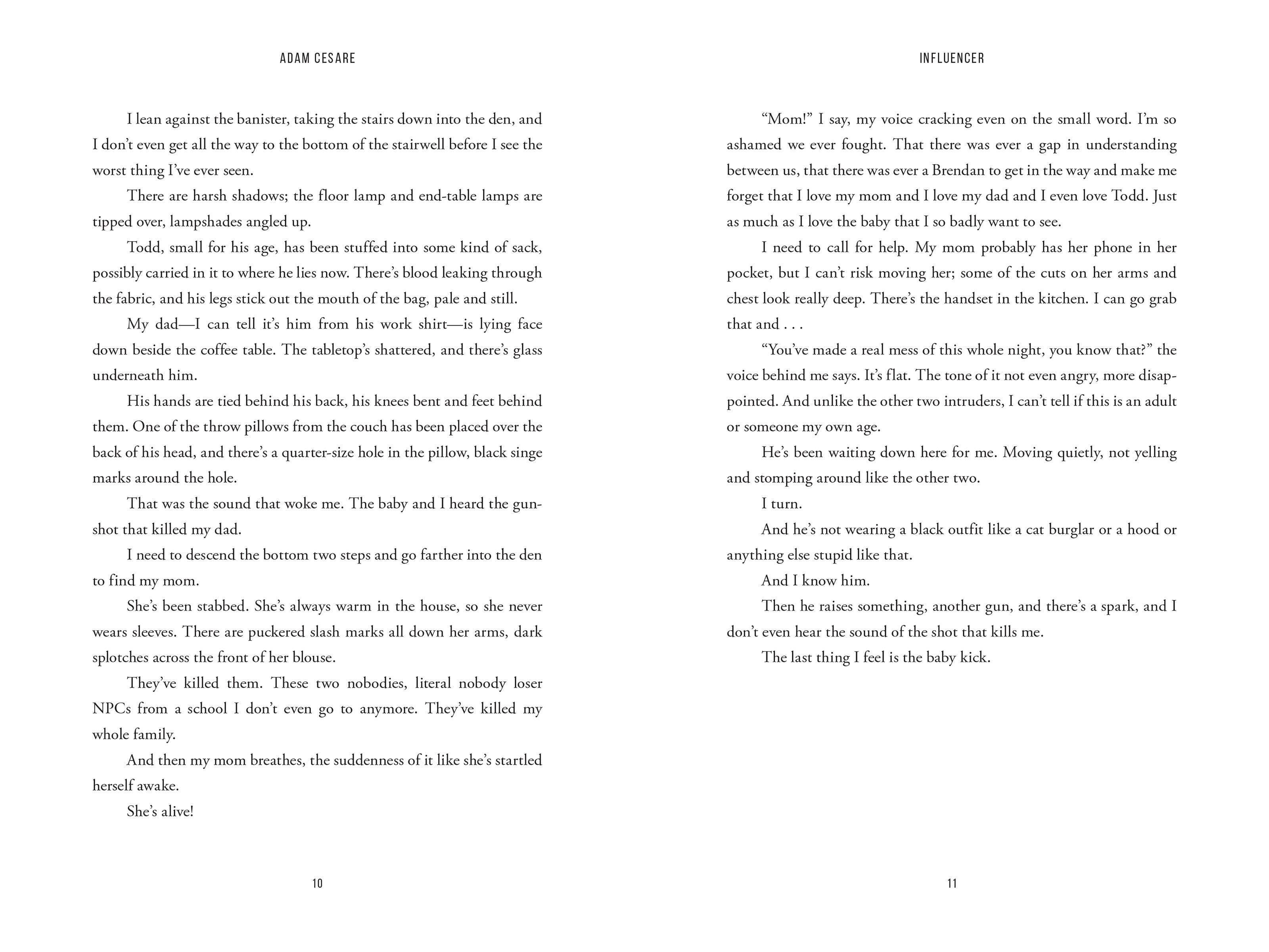 Hachette Book Group - Wholesale Thriller & Suspense - Influencer by Adam Cesare7