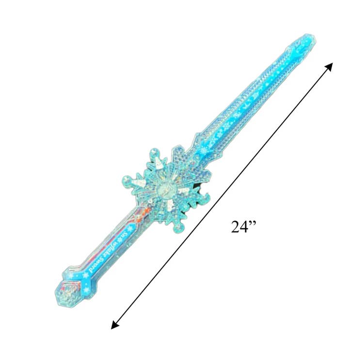 Blinkee.com, LLC – wholesale Light-up toy – Kids & baby – Crystal Snowflake Light Up Sword Wand