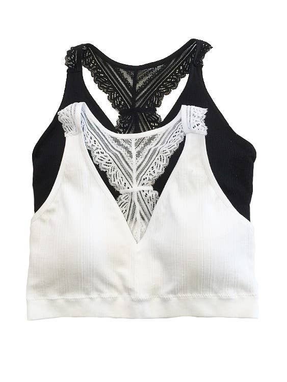 Vanilla Monkey - Wholesale Bralette - Women's - Lace Racerback Bralette