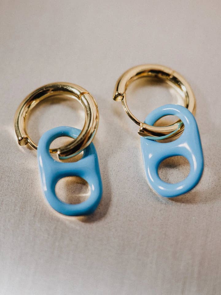 Eksklusive Tin Tab Streetwear Guldøreringe for engroshandel hos PHOEBE´S