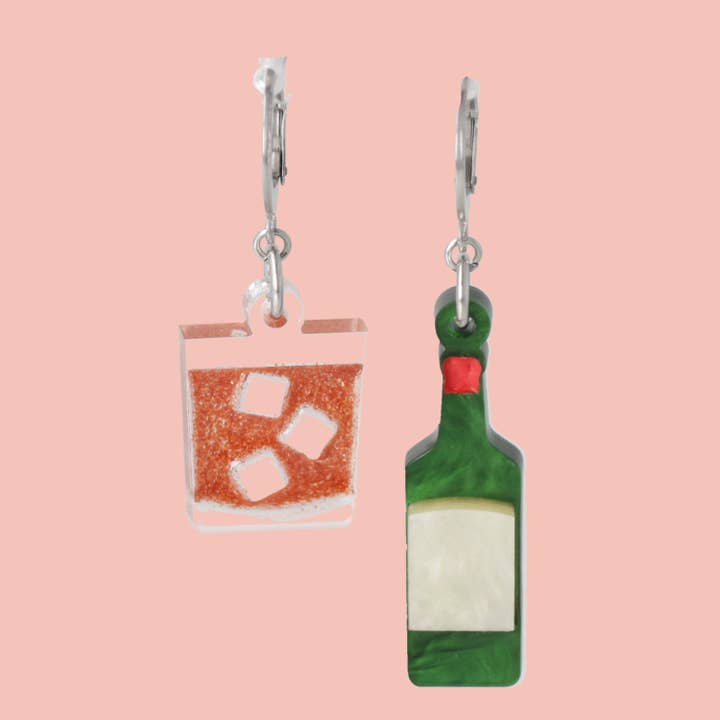 On The Rocks Huggie Hoop Earrings for wholesale by Sour Cherry