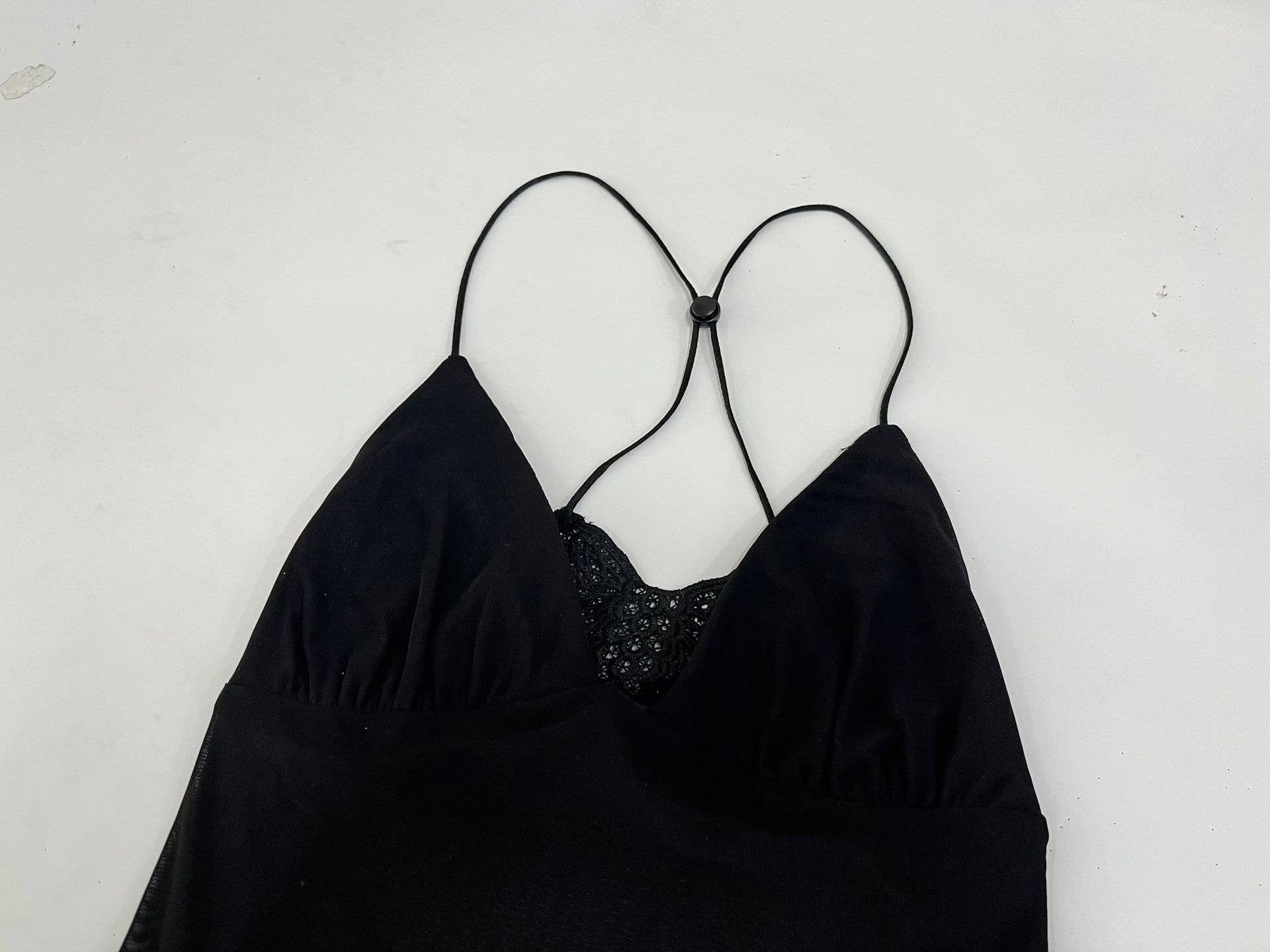 HIDDENBRAND - Wholesale Dress - Women's - Boho unique print sheer Mesh Butterfly Back Maxi Dress13