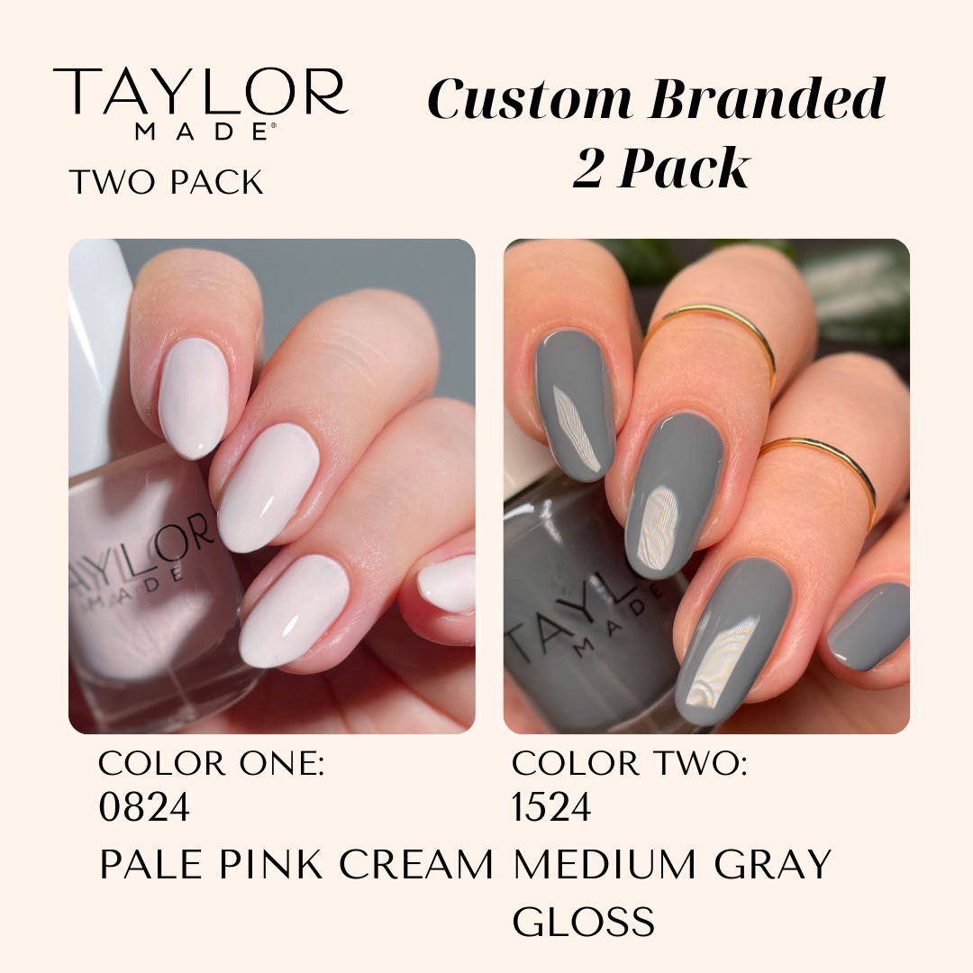 Taylor Made Polish – wholesale Nail polish – Custom Nail Polish: 2 Pack Long-wearing + Vegan + Non-toxic126