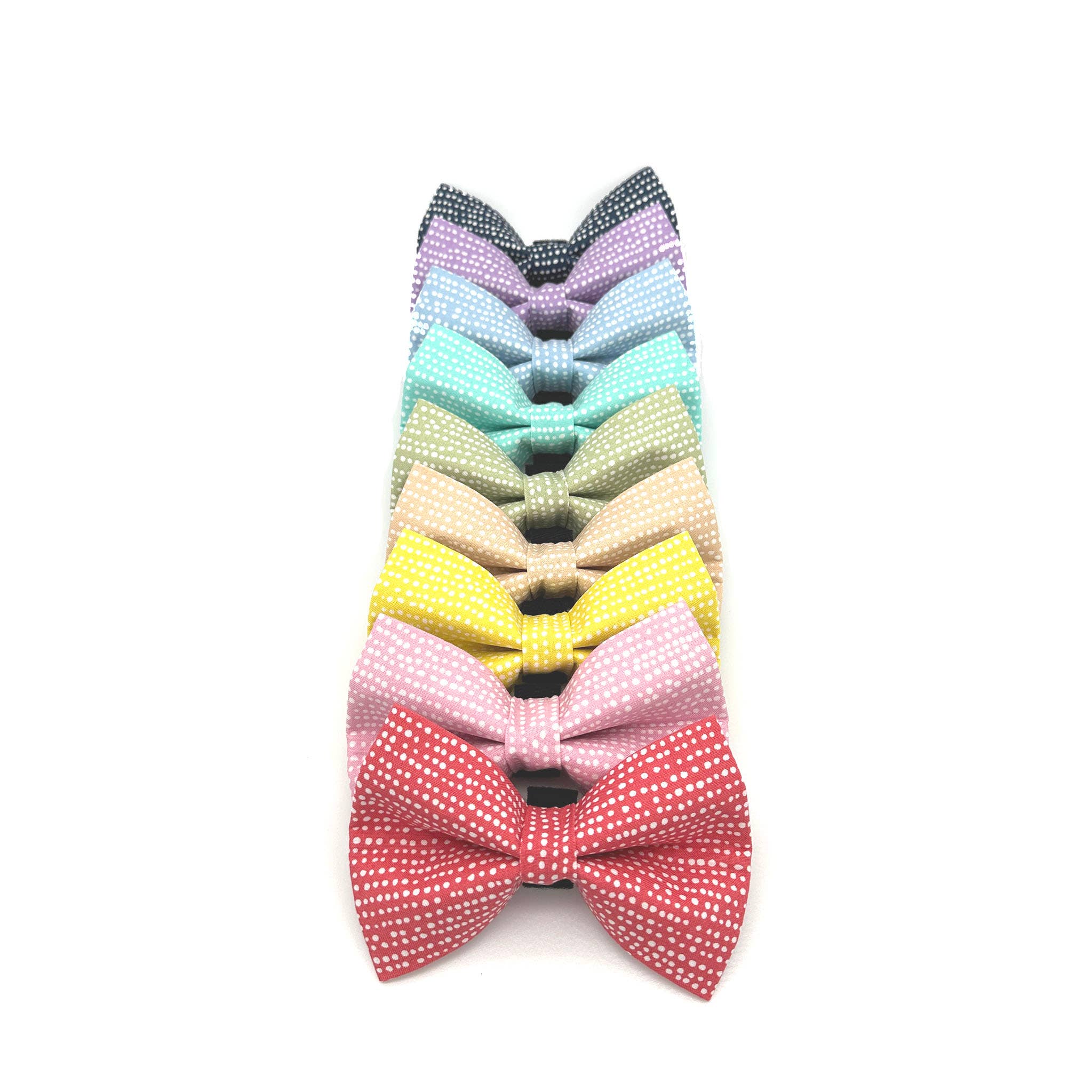 Winthrop Clothing Co. - Vente Nœud papillon – chien - Nœud papillon bleu clair à pois pour chien2