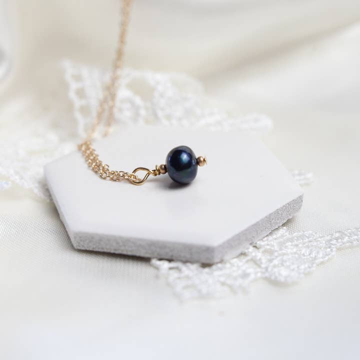 The "Amber" Necklace | Dainty Necklace| Minimalist Aesthetic for wholesale by Wildheart Jewelry Co.