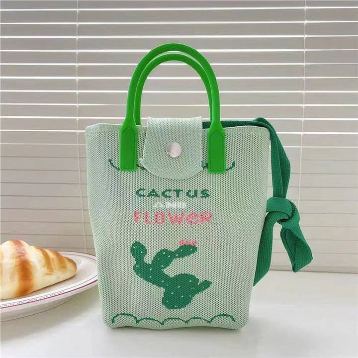 UZ Wholesale Store - Wholesale Crossbody bag – Women's - Cartoon Jacquard Knit Crossbody Handbag3