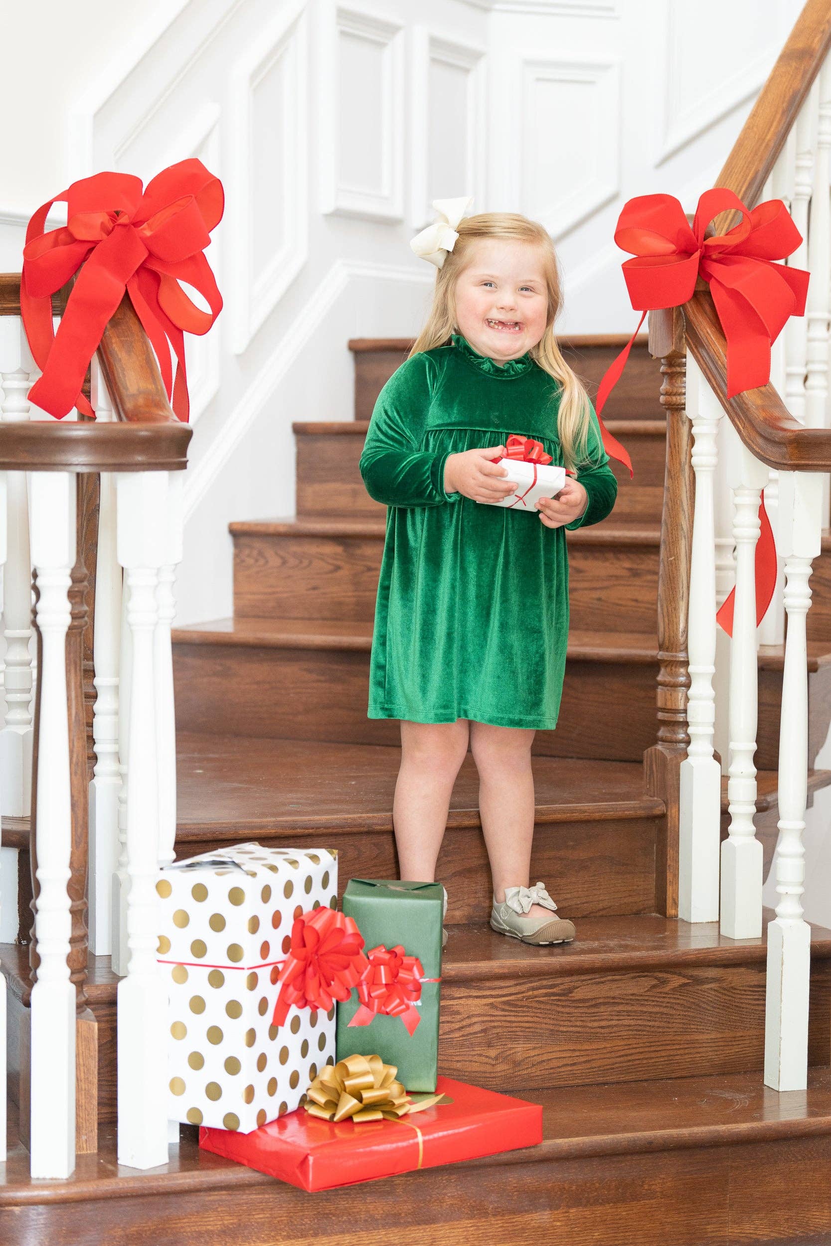 The Oaks Apparel Company - Wholesale Dress - Women's - Kaitlin Green Velvet Dress1