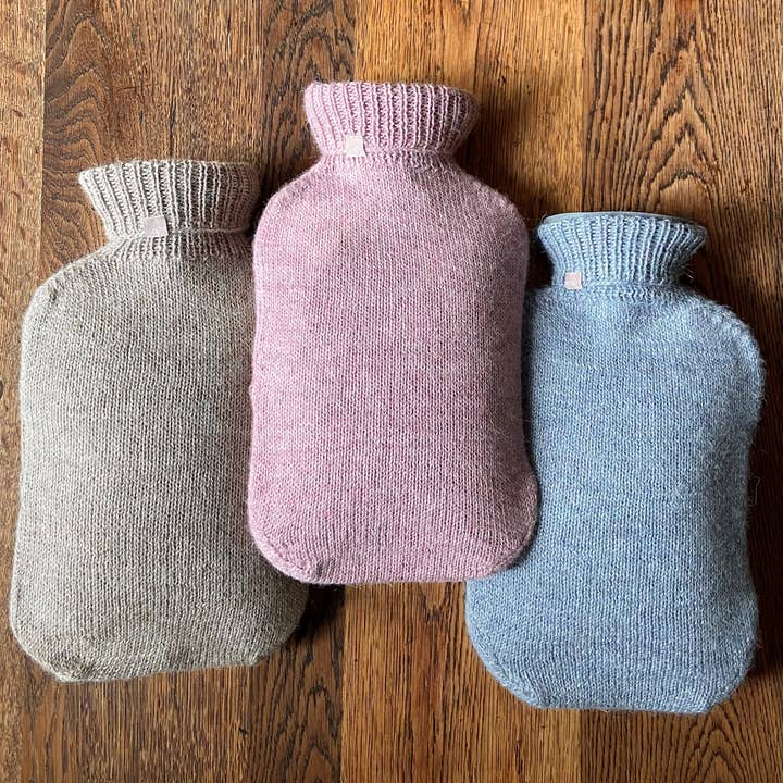 Silky Alpaca Hot Water Bottle for wholesale by Samantha Holmes Alpaca Clothing and Gifts