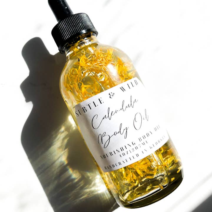 Subtle & Wild - Wholesale Bath/Body Oil - 4 Variety Body Oils|Body Oil|Nourishing Oils|Lightweight Oil4