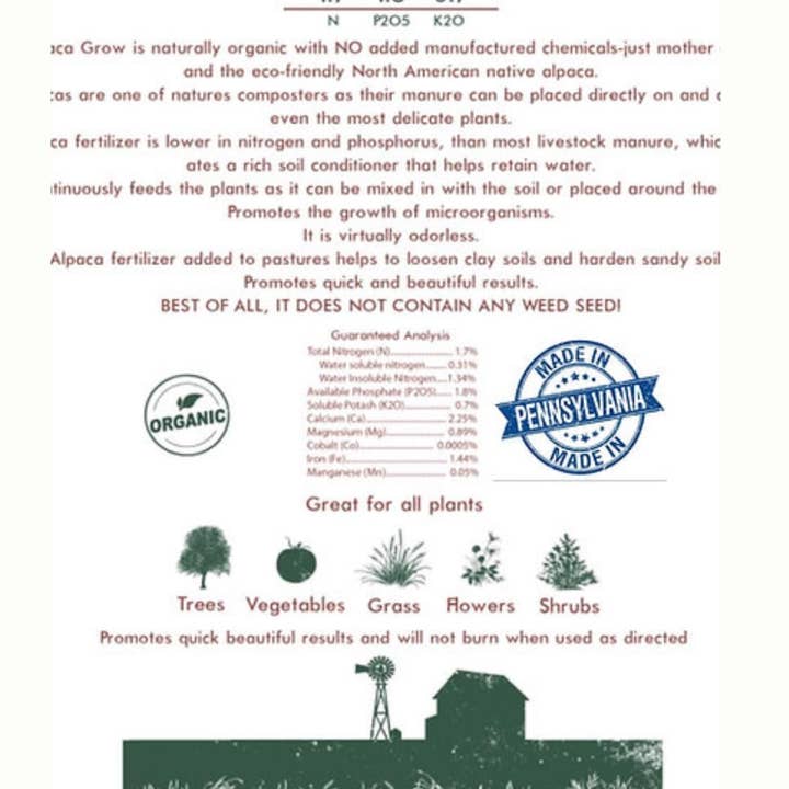 Alpaca Key Farm LLC - Wholesale Fertilizer - 12oz Alpaca Tea Fertilizer – Natural Nutrient Plant Boost4