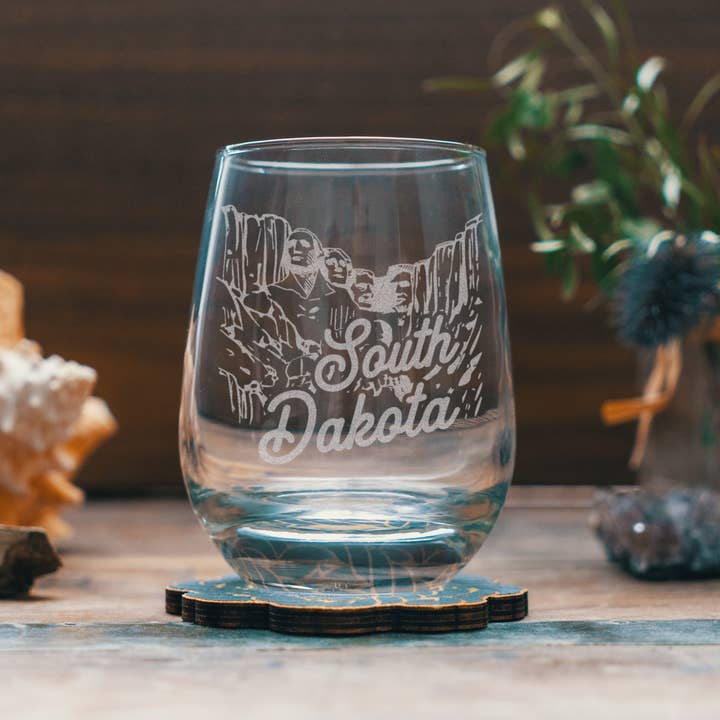 South Dakota State drikkeglas for engroshandel hos Benoit's Design Co.