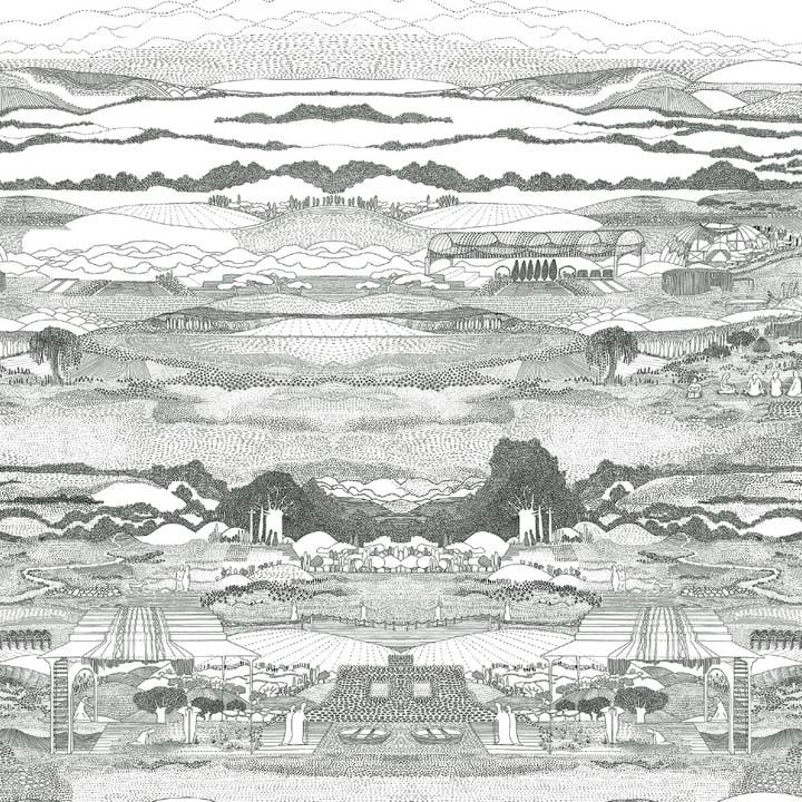 Cilé - Wholesale Wallpaper - Vézelay B panoramic wallpaper4