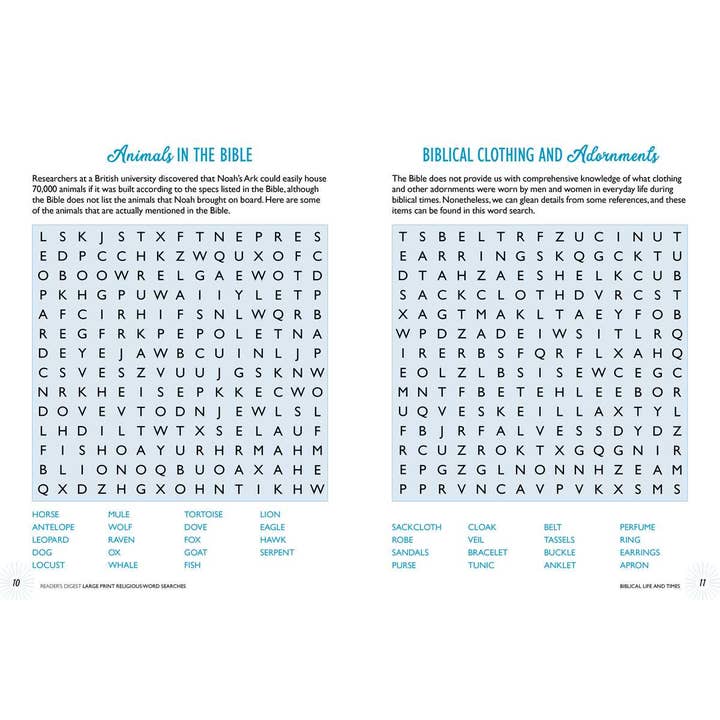 Simon & Schuster - Wholesale Book - Adult - Reader's Digest Large Print Religious Word Search by