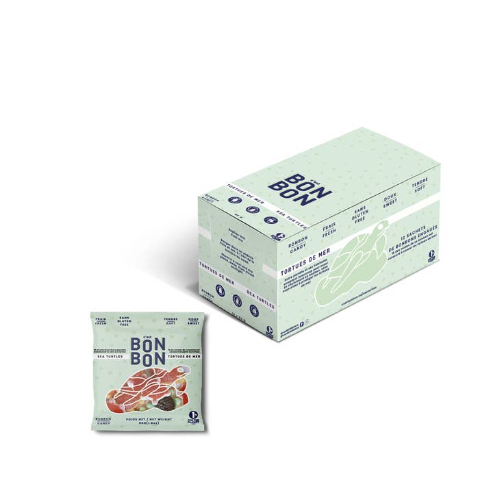 Tortues de mer - Bonbons gélifiés pour la vente par c'est BONBON- Canada