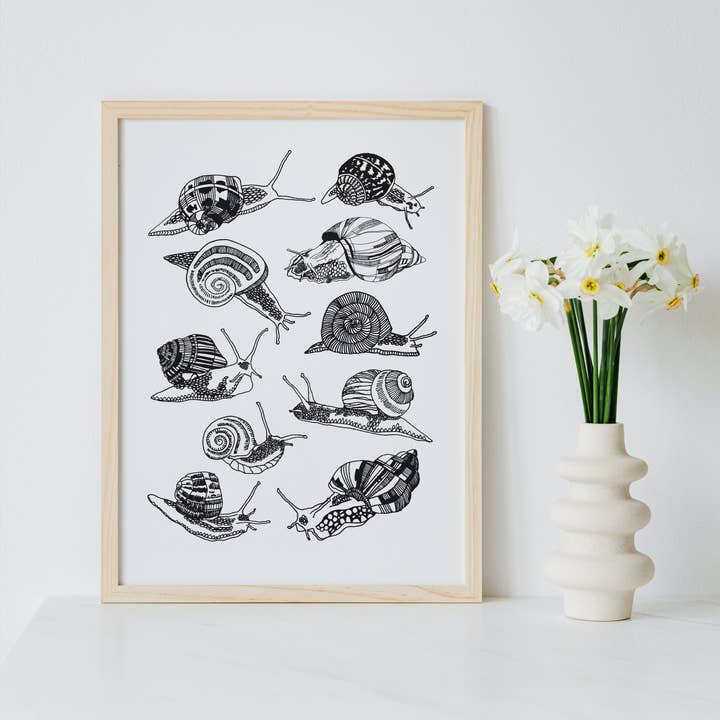 'Slime Fyre' Print A4 for engroshandel hos Grace Bedford Design