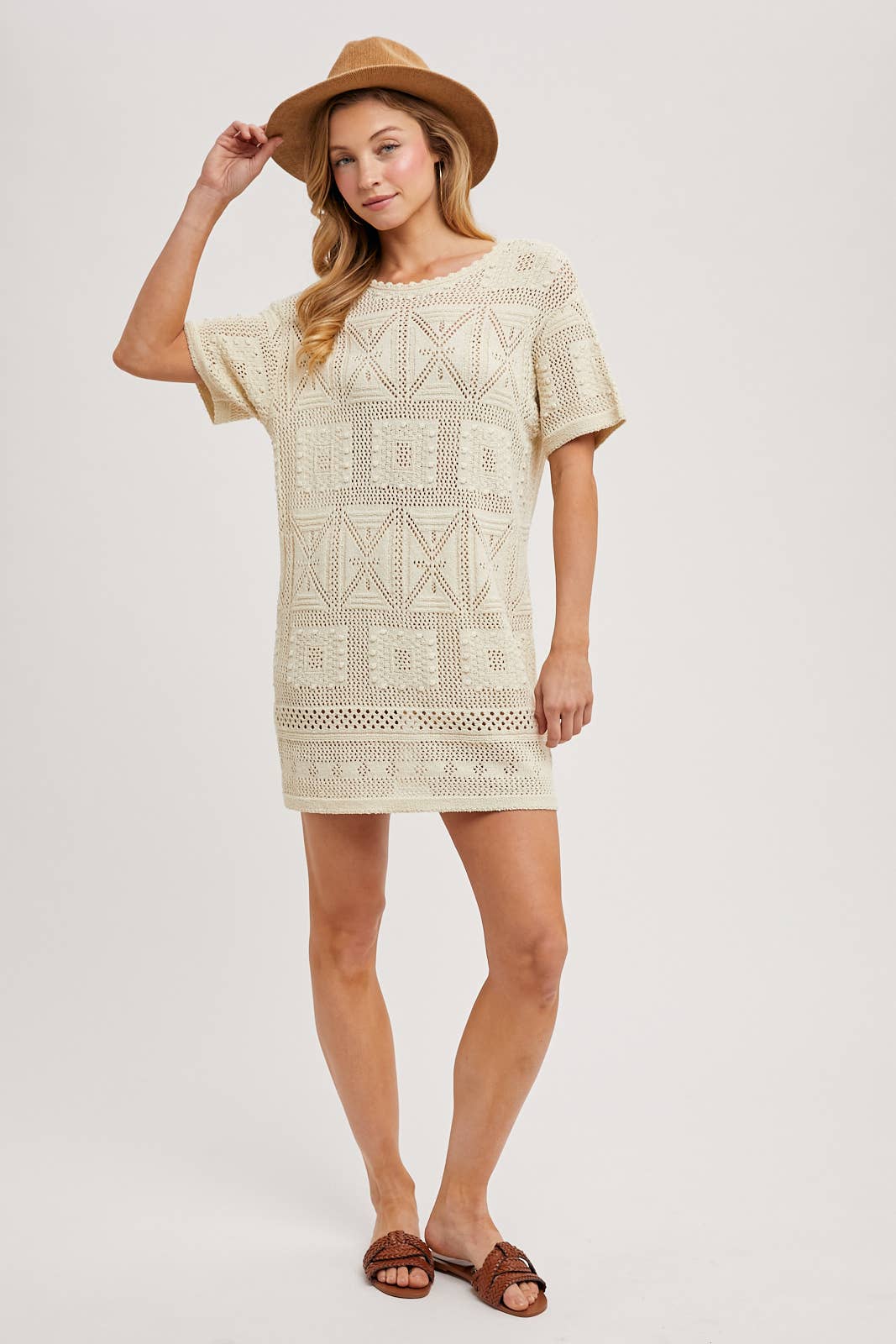 Bluivy - Vente Robe – femme - ROBE DROITE EN TRICOT AZTÈQUE25