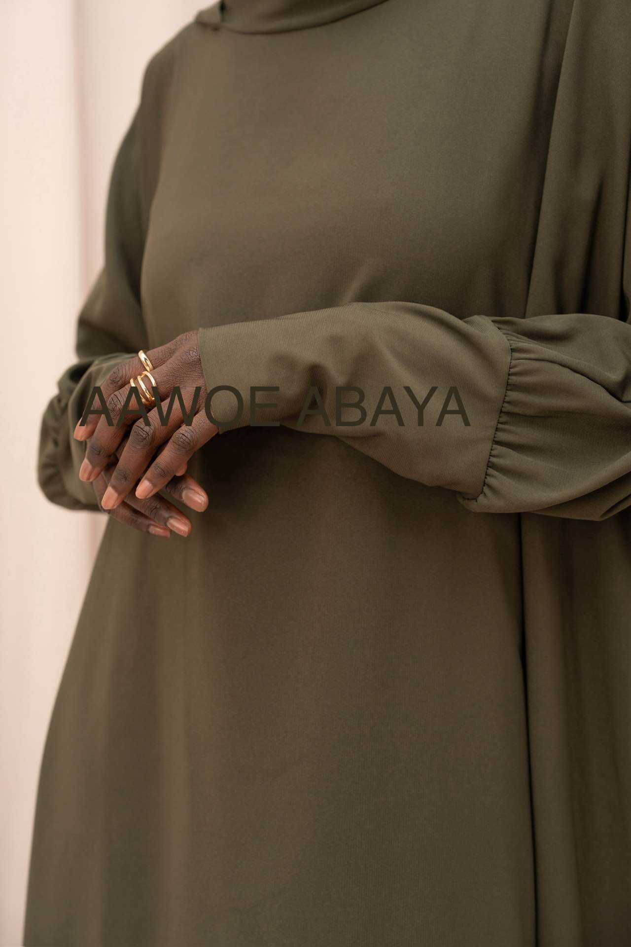 Aawoe Abaya - Vente Robe – femme - Jilbab Une Pièce avec Capuche - 011B-JIL2