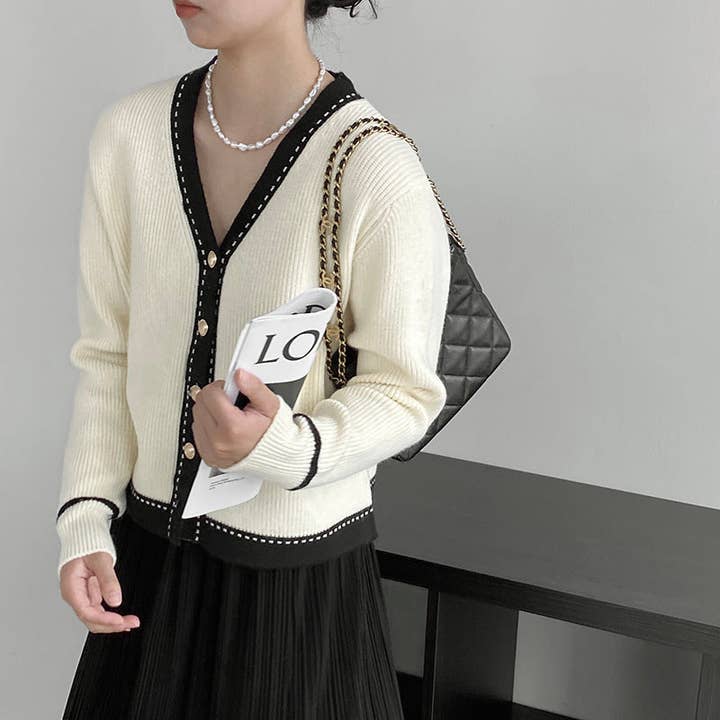 Marayn - Wholesale Cardigan – Women’s - Korean Knit Cozy Chic and Slimming17