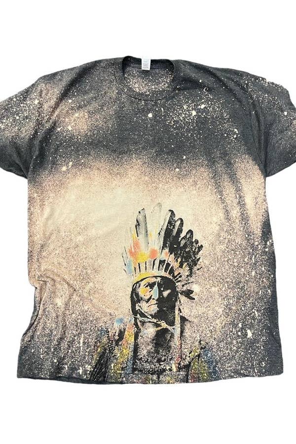NV Brands - Wholesale Screen Printed T-Shirt - Women's - Geronimo Native Tee B