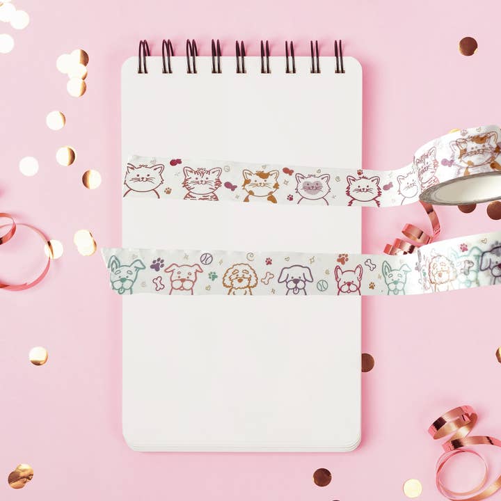 Washi Tape, Chien et Chat pour la vente par WhattaCharmer