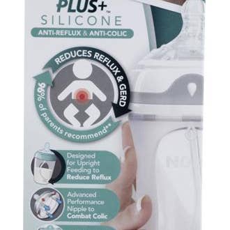 Nuby Slow Flow Comfort Bottle with Weighted Straw, 8 oz for wholesale by Nuby