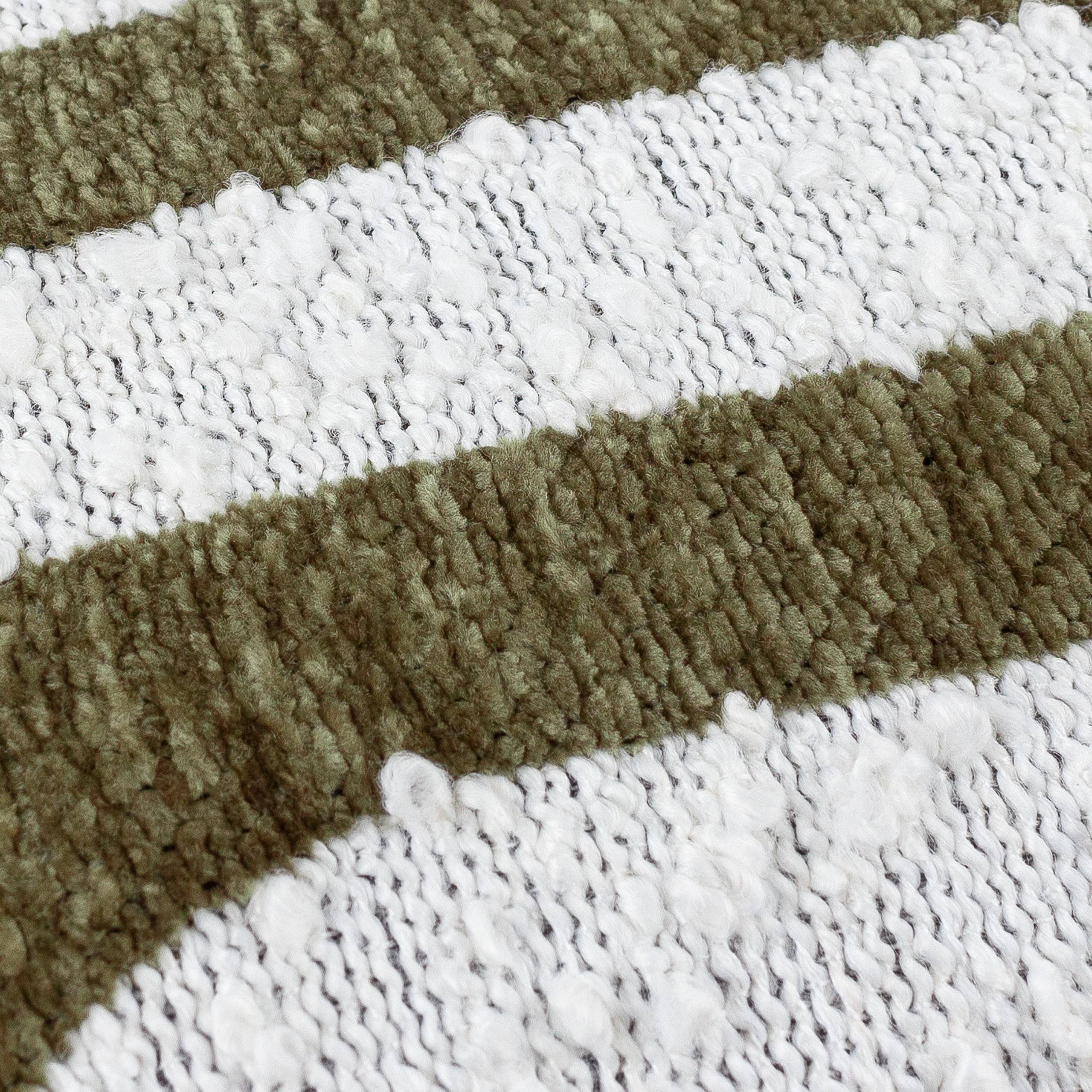 Vardan Chenille Jacquard Cushion Olive for wholesale on Faire4