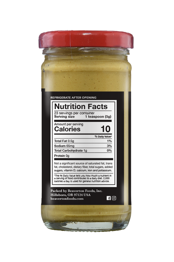 Beaverton Foods - Wholesale Mustard - Beaver Brand Chinese Hot Mustard 4oz1