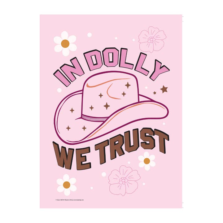 In Dolly We Trust Metal Sign for wholesale by Kalan
