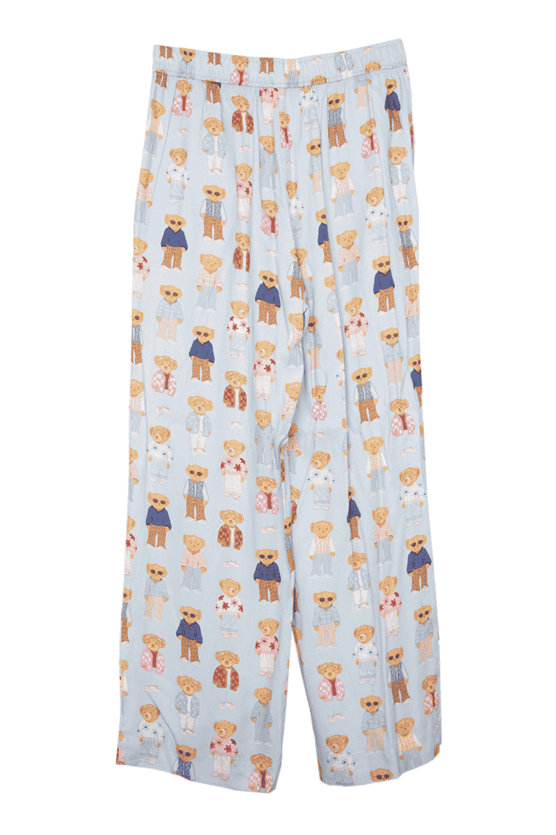 Light Blue Teddy Bears Boxer Pants Women for wholesale on Faire1