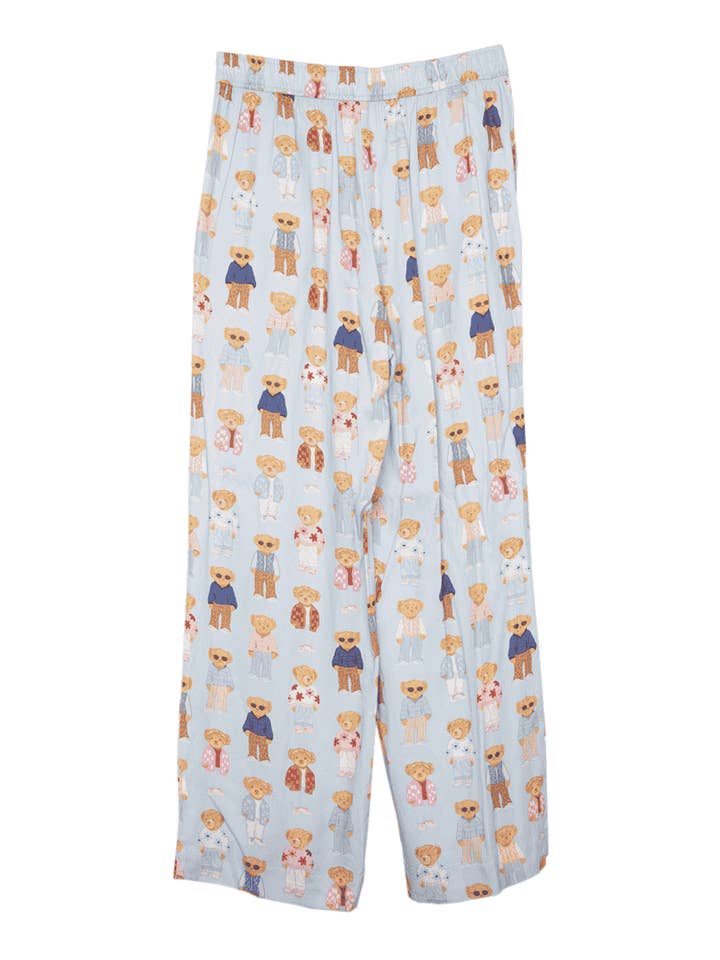 Light Blue Teddy Bears Boxer Pants Women for wholesale on Faire1